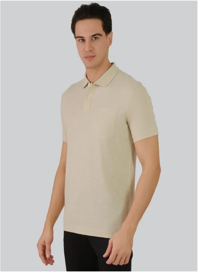 غانت Slub Texture Polo