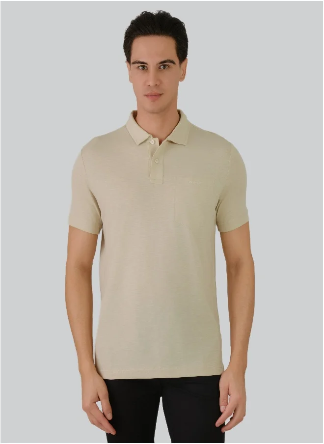 غانت Slub Texture Polo
