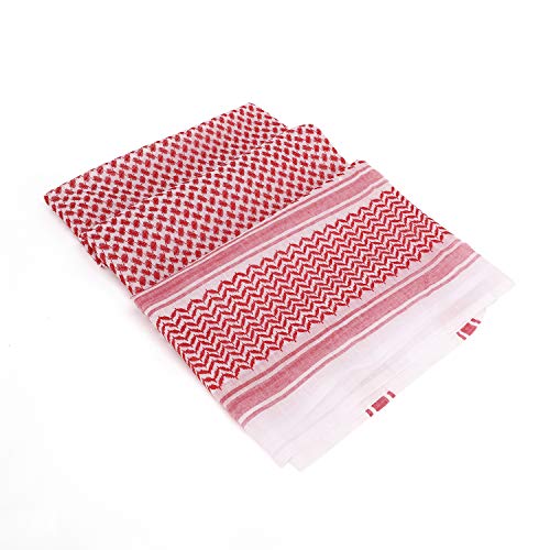PURFUN Men'sLarge Arab Shemagh Turban Bandana Headscarf Breathable Soft Muslim Hijab Headband Shawl Keffiyeh Arabic Scarf Headcover - Image 5