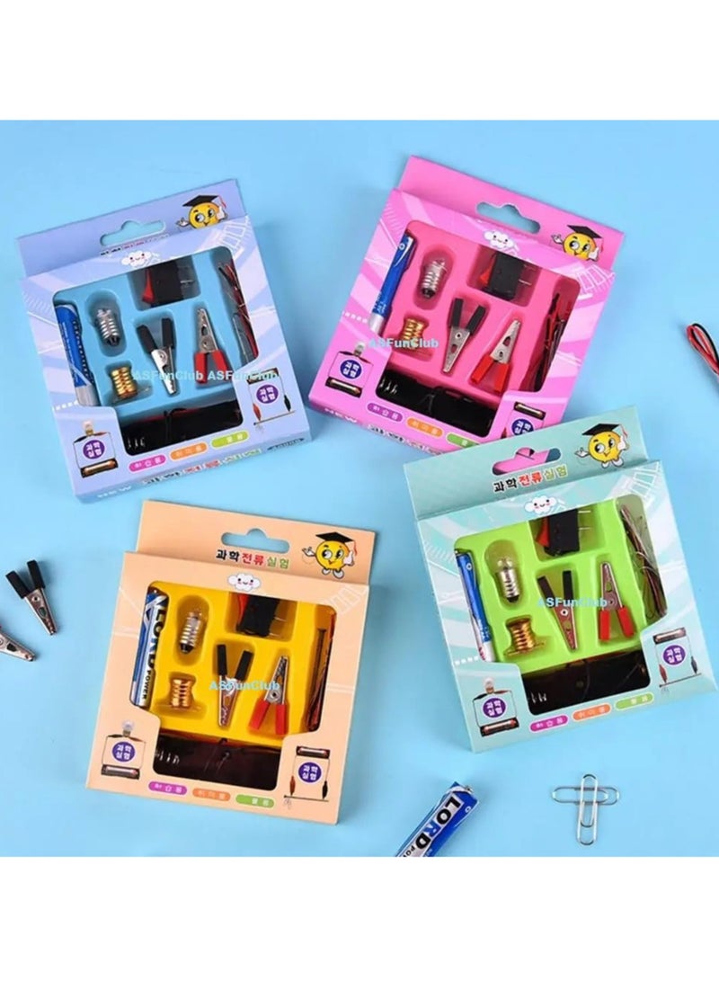 ASFunClub Science Kit for Kids - STEM Electric Circuit Experiment Kit for Students, DIY Gadgets, Educational Learning Toy, School Projects  - Image 1