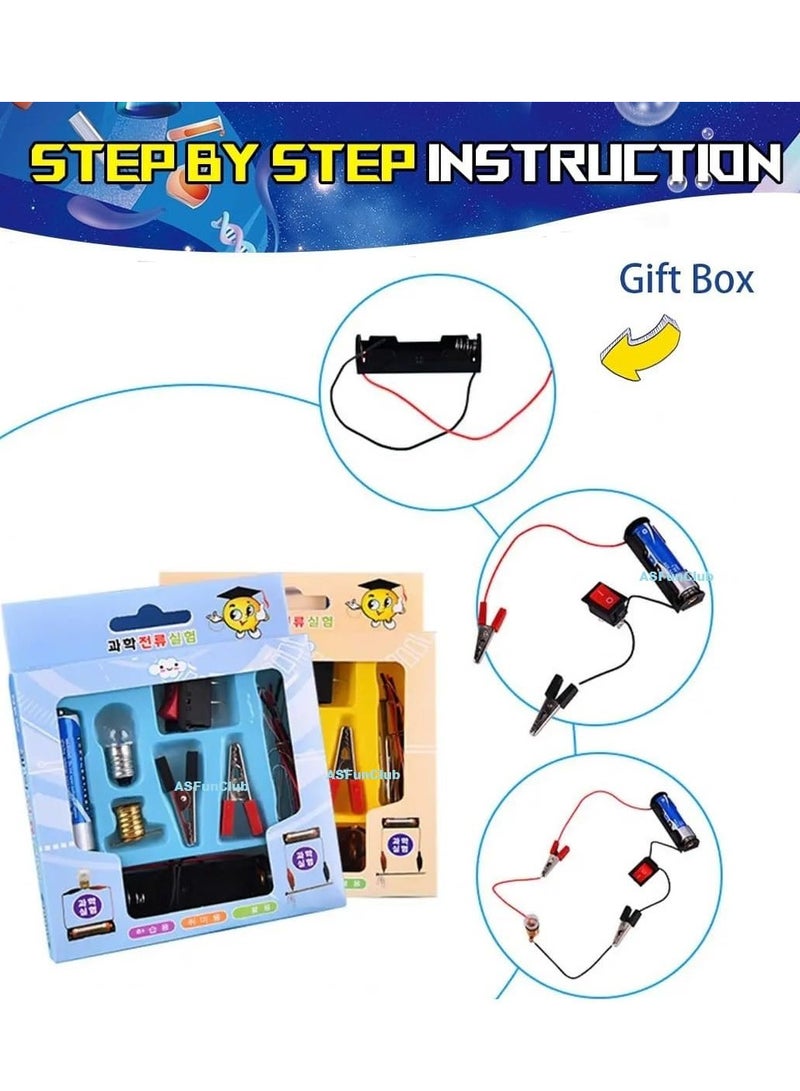 ASFunClub Science Kit for Kids - STEM Electric Circuit Experiment Kit for Students, DIY Gadgets, Educational Learning Toy, School Projects  - Image 5