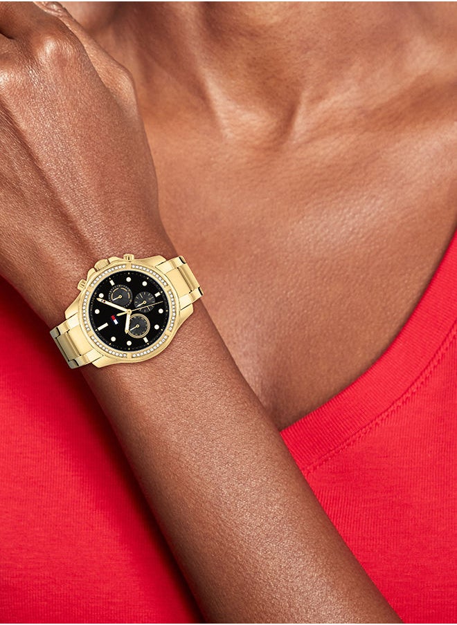 TOMMY HILFIGER Women's Analog Round Shape Stainless Steel Wrist Watch 1782570 - 41 Mm  - Image 4