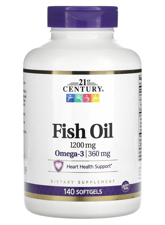 Fish Oil 1200 mg 140 Softgels