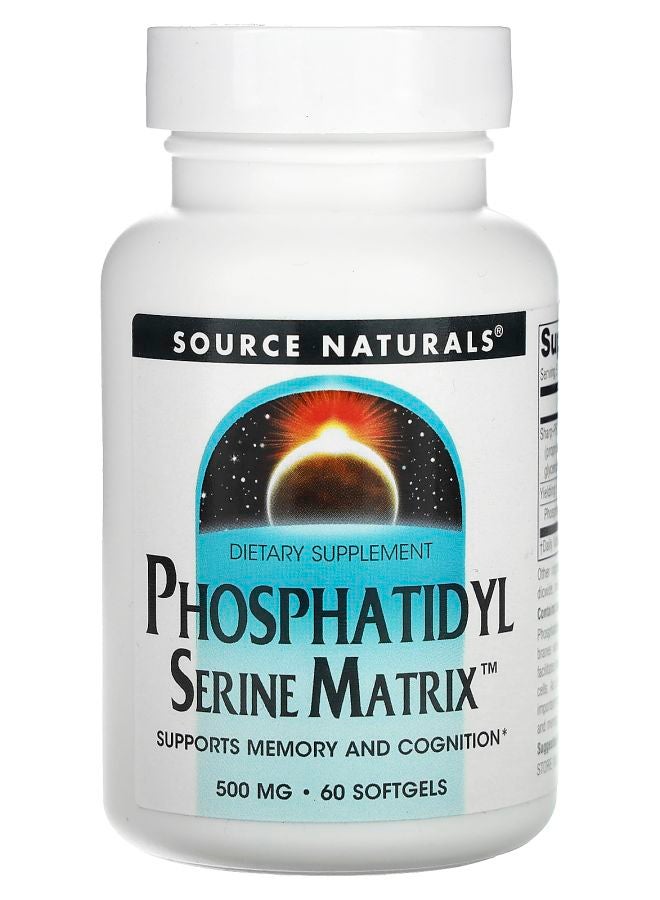 Phosphatidyl Serine Matrix 500 mg 60 Softgels