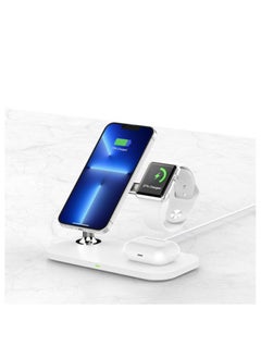 Recci RECCI RCW-20 3 IN 1 15W MAGNETIC WIRELESS CHARGER - WHITE  - Image 1