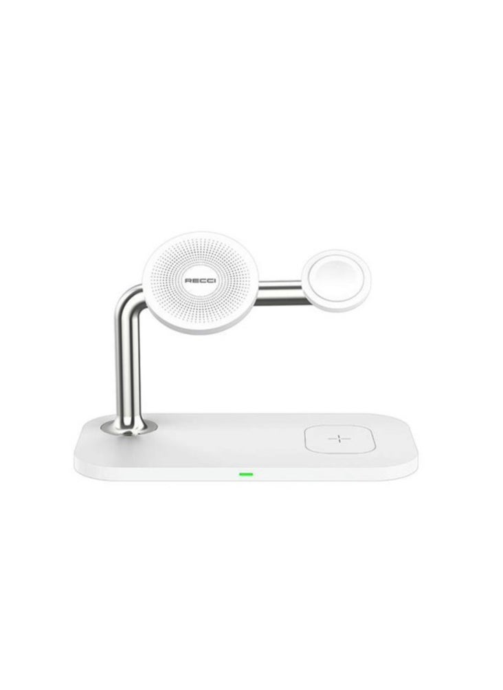 Recci RECCI RCW-20 3 IN 1 15W MAGNETIC WIRELESS CHARGER - WHITE  - Image 2