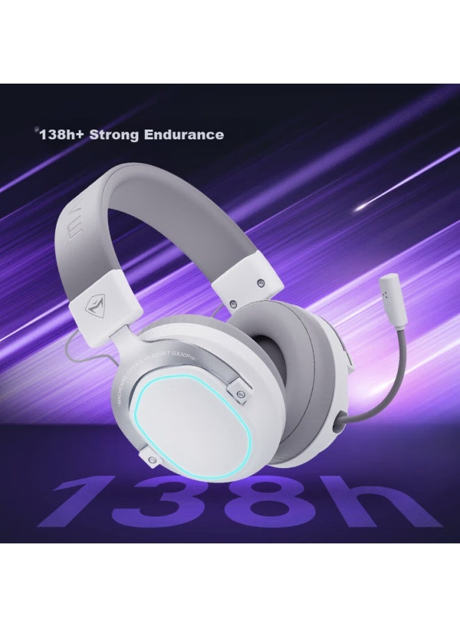 Machenike Gx30pro Three-mode Wireless Bluetooth Gaming Headset Headphones For Mobile Phones And Computers, Wireless Chicken Eating Headset Microphone For Desktop Computers - Image 5