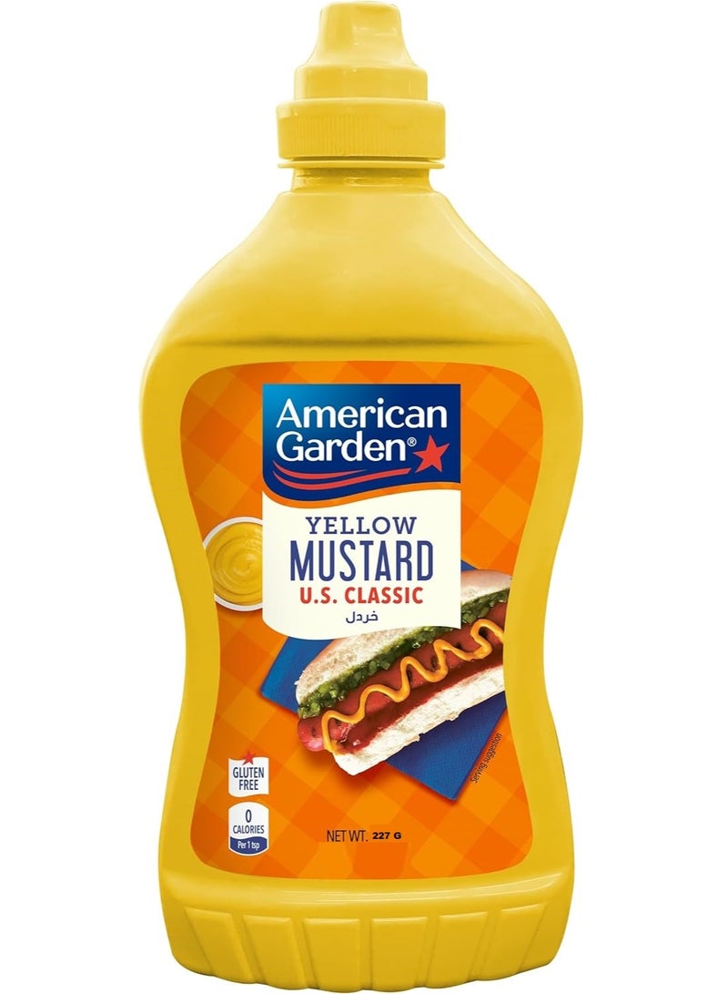 American Garden Yellow Mustard U.S. Classic Original 227 G - Image 1