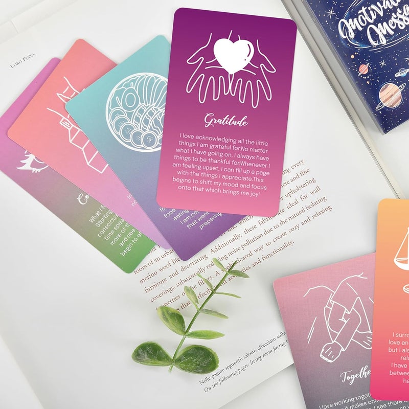 A ARTZONE 52 Pcs Positive Affirmations Meditation Spiritual Self Care Cards Gifts, 9.7x6 cm Paper Prints - Image 4