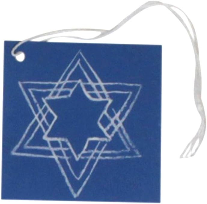 Iconikal TieOn Cardstock Hanukkah Gift Tags Star of David 60Count - Image 2