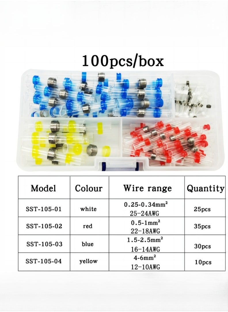 kashemano 100PCS boxed Solder Seal Wire Connectors  - Image 2