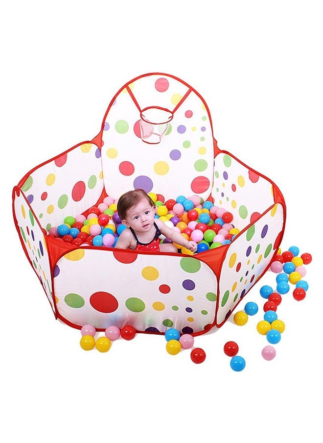 Generic - 3-In-1 Folding Tent With Tunnel Ball Pit Durable Sturdy Portable High Quality,Kids Ball Pits Tent 3in1/Set Combo Play Tent w/Play Tunnel Kids Toy Tents Children Folding Play House Portable Outdoor Indoor Toy Tent Princess Prince Castle Gifts Children Toys - Image 1