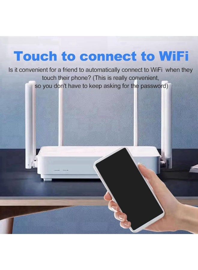 50 حزمة ملصقات NFC NTAG213 بطاقات RFID 13.56 ميجاهرتز ذاكرة 144 بايت متوافقة مع وظيفة NFC - Image 5