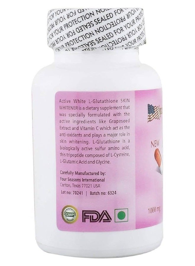 أكتيف وايت لتبييض البشرة 60 كبسولة - Image 2