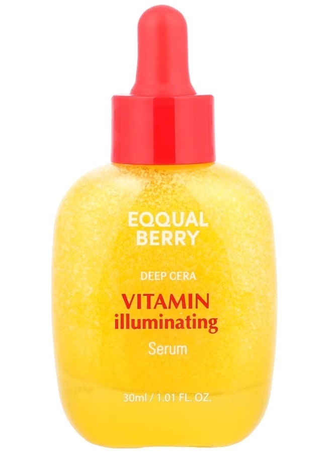 eqqualberry Vitamin Illuminating Serum – Brightening Vitamin C Serum with Niacinamide | Strengthens skin barrier | Hydrates using Ceramide and Hyaluronic Acid, 1.01oz / 30ml - Image 1