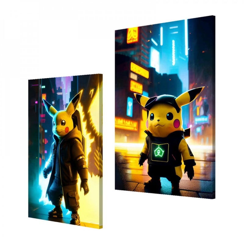 Marktna Two-piece canvas print with anime design - Image 2