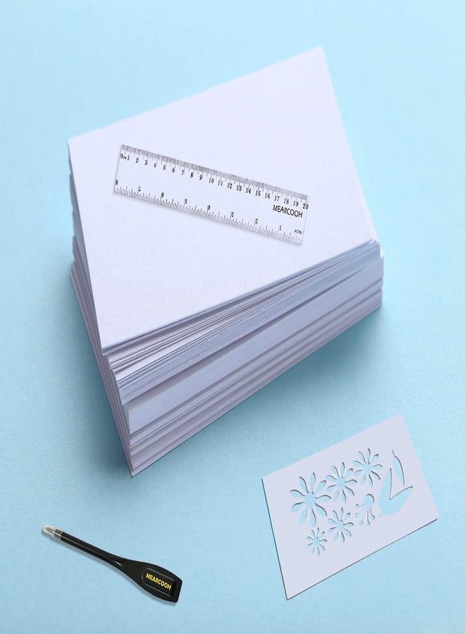 MEARCOOH White Foam Sheets Crafts, 30 Pack, 9 x 12 Inch, 2mm Thick. Premium Eva Foam Papers Set, for Card Making, Crafting,DIY Project,Stamp,Classroom, Scrapbooking - Image 3