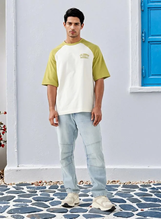 Lee Cooper Lee Cooper Printed T-Shirt with Raglan Sleeves