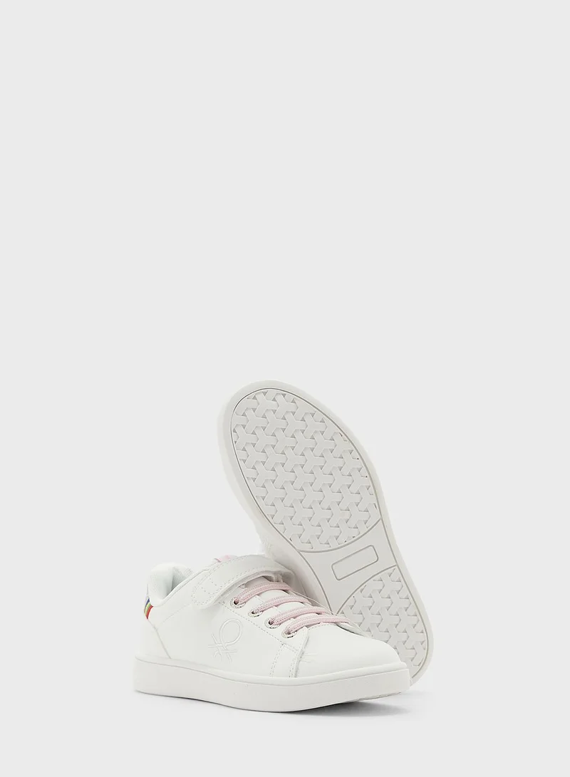 UNITED COLORS OF BENETTON Kids Lace Up Sneakers