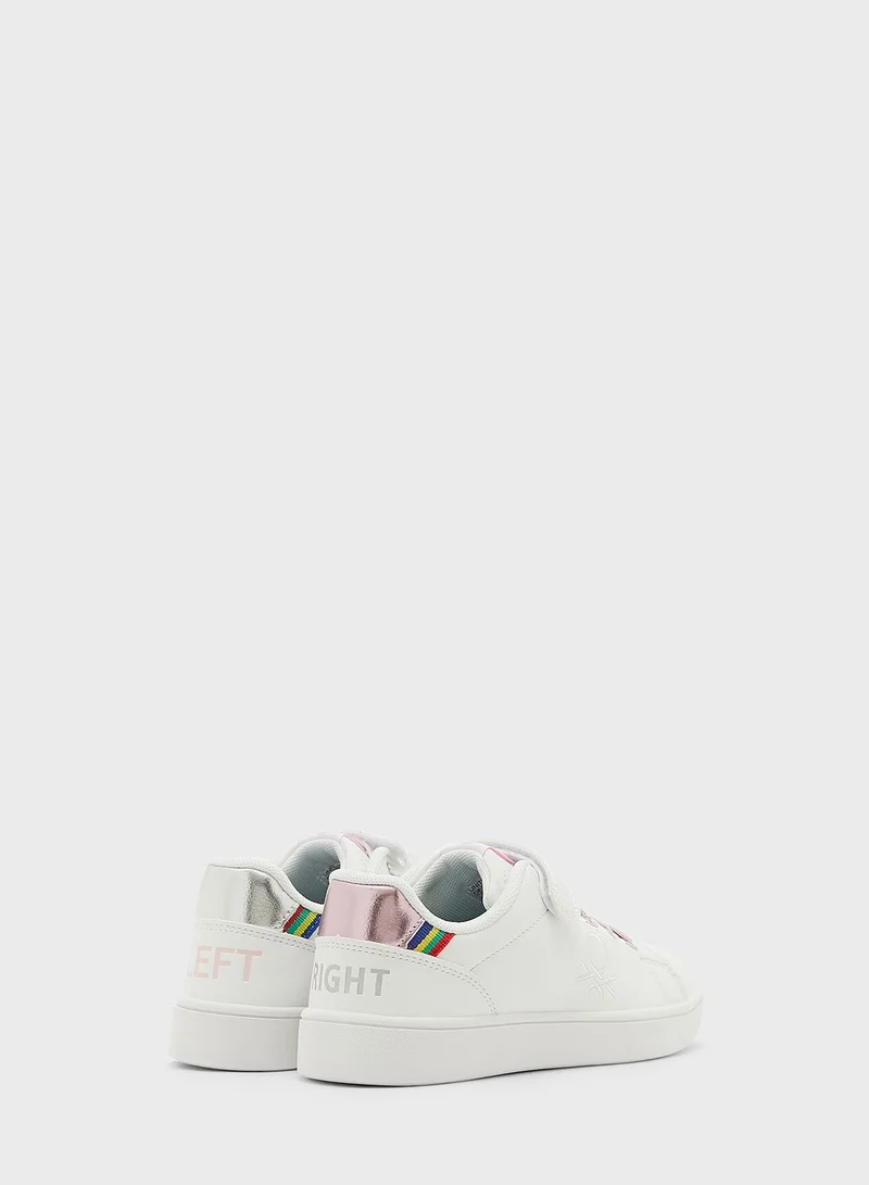 UNITED COLORS OF BENETTON Kids Lace Up Sneakers
