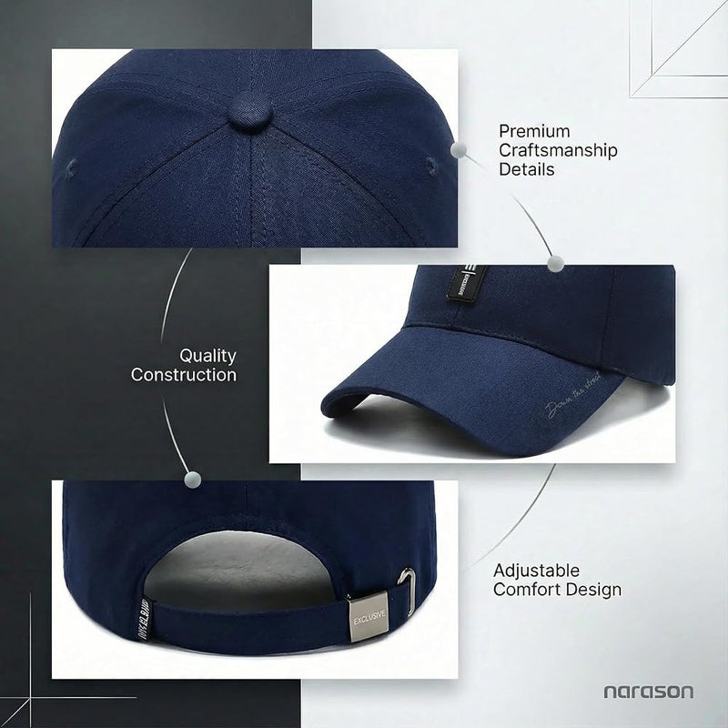 GoodTool Classic Men's Baseball Cap for Dad and Grandpa, Sports Sun Hat for All Seasons, Adjustable Golf Cap for Hiking, Camping,Fishing, Running, Travel - Image 5