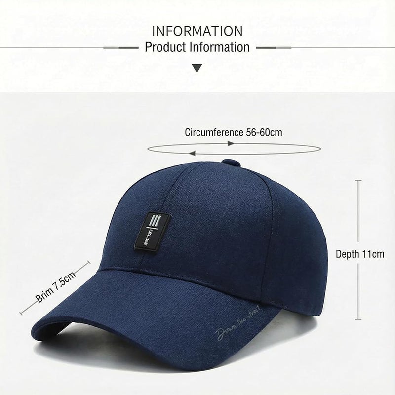 GoodTool Classic Men's Baseball Cap for Dad and Grandpa, Sports Sun Hat for All Seasons, Adjustable Golf Cap for Hiking, Camping,Fishing, Running, Travel - Image 4