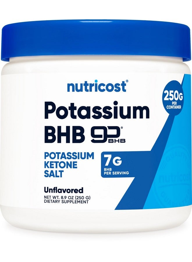 Nutricost أملاح بوتاسيوم نوتريكوست، مكمل كيتون خارجي، 6.4 جرام بيتا-هيدروكسي بيوتيرات لكل حصة، 250 جرام - Image 1
