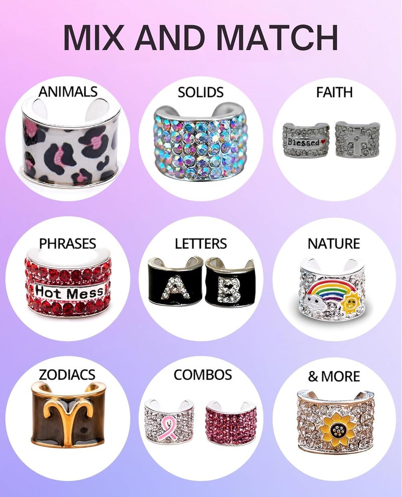 Charmed Custom Stethoscope Charms - June Birthstone Charm - Gifts for Nurses, Doctors, Veterinarians, Technicians, Surgeons & Healthcare Professionals - Metal 0.5" Ring Charm - Image 5
