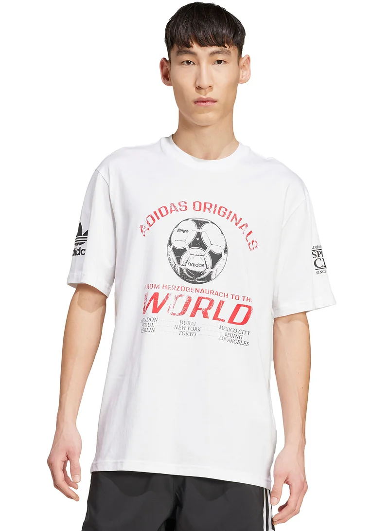 adidas Originals 90S Football Graphic T-Shirt
