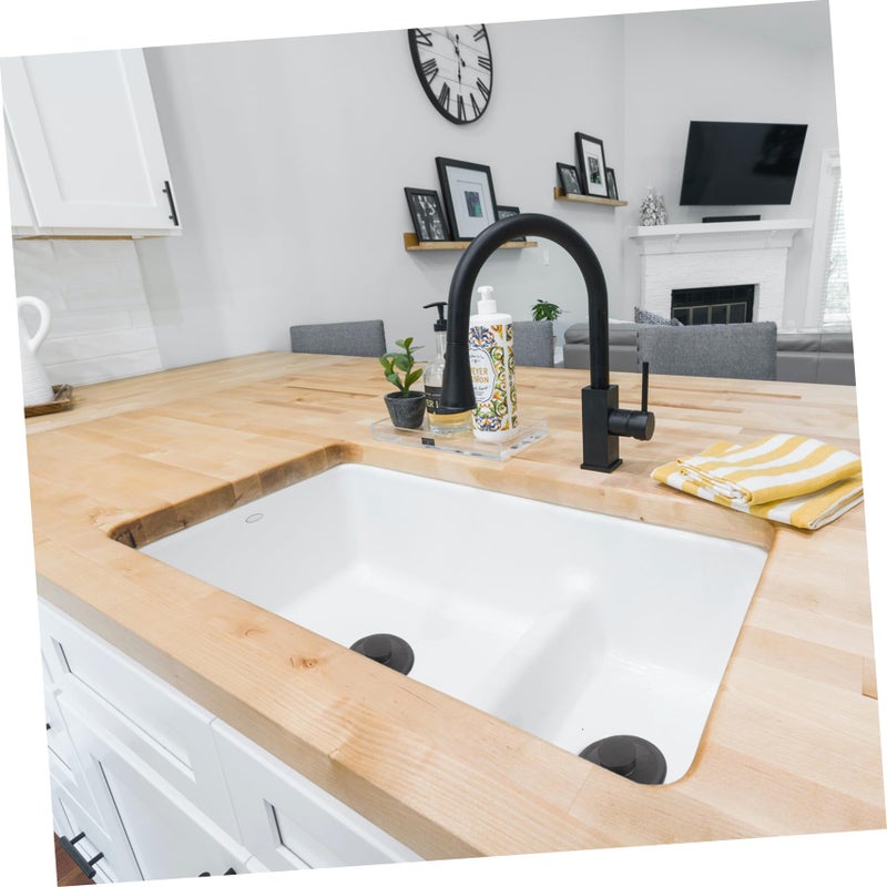 2 Pack Plastic Sink Stopper Drain Plug Easy Install Food Waste Disposer - Image 5