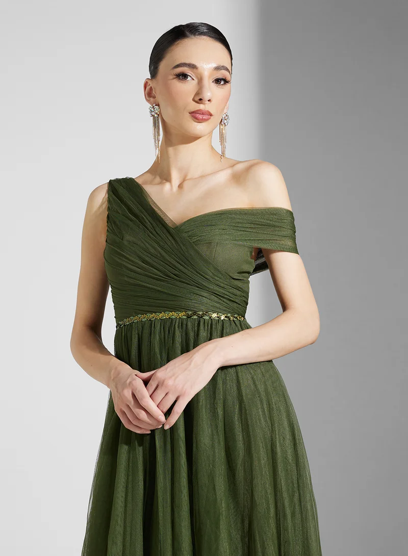 Ella Limited Edition Tulle One-Shoulder Dress