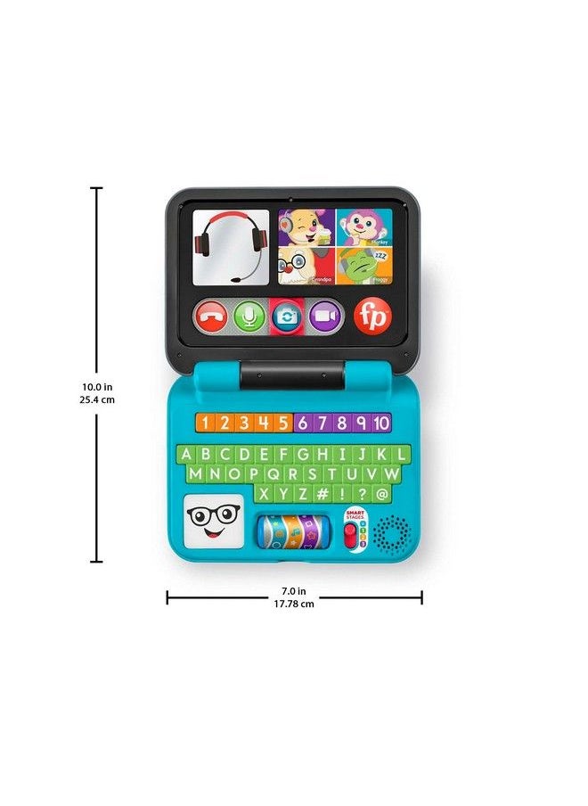 Fisher-Price - Pretend Laptop Learning Toy For Baby And Toddler With Light Music And Smart Stages Educational Content, Laugh & Learn - Image 1