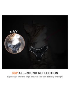 Y&D Escape Proof Cat Harness(S-Size), Adjustable Step-in Vest Reflective Strip Leash Set Soft Mesh Harness Small Dog Walking Pet Safety No-Choke for Kitten Puppy Rabbit  - Image 4