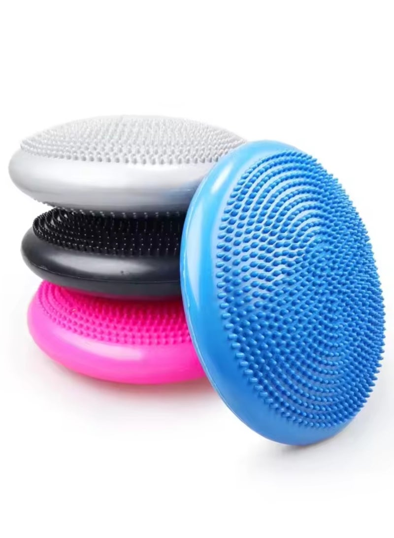 سبال كرة تدليك يوغا قابلة للنفخ متينة عالمية للصالة الرياضية واللياقة البدنية واليوغا ووسادة تدليك قرص التوازن المتذبذب - Image 2