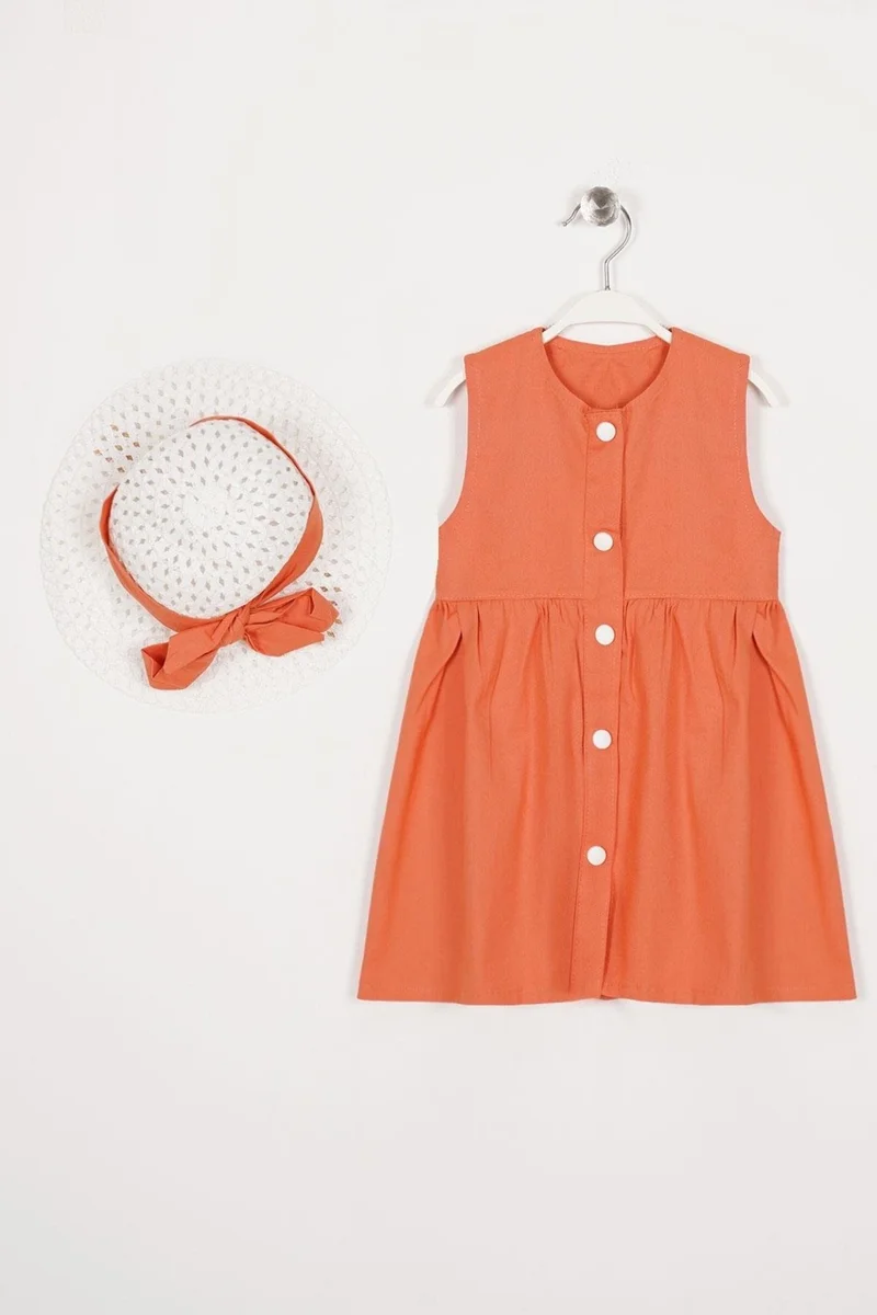 Zepkids Button Front Dress