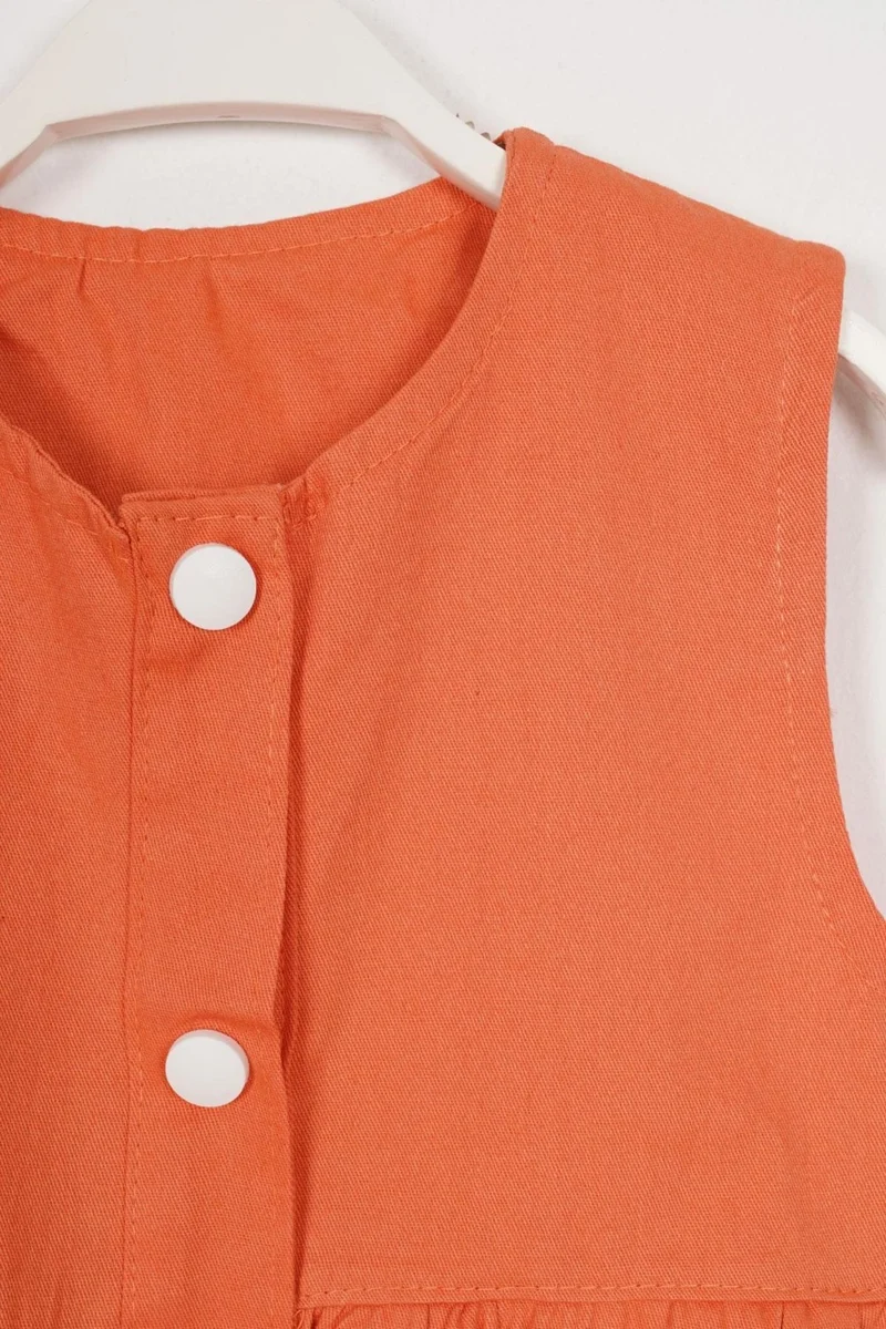 Zepkids Button Front Dress