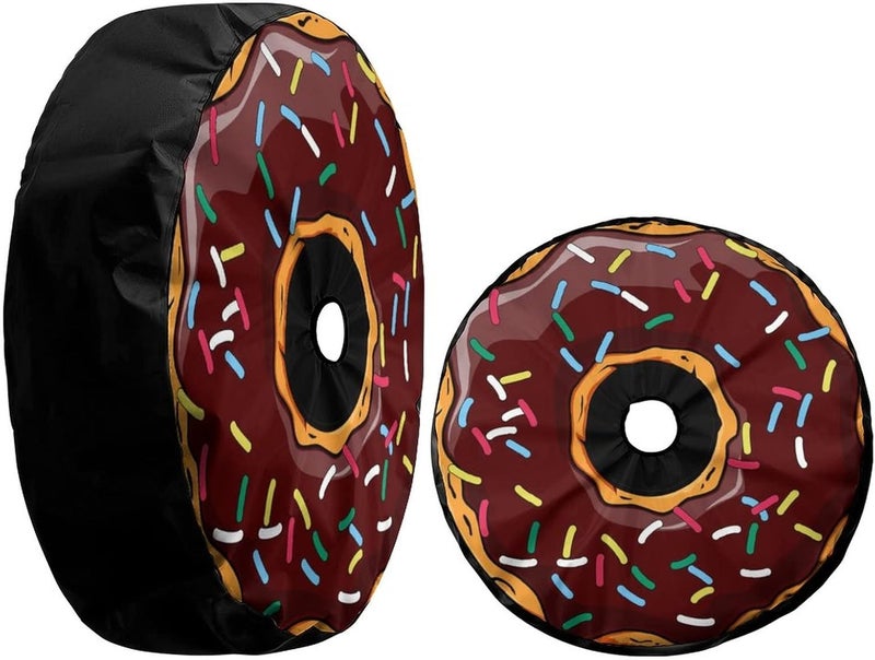 Foruidea Donut Spare Tire Cover with Backup Camera Hole - Image 3
