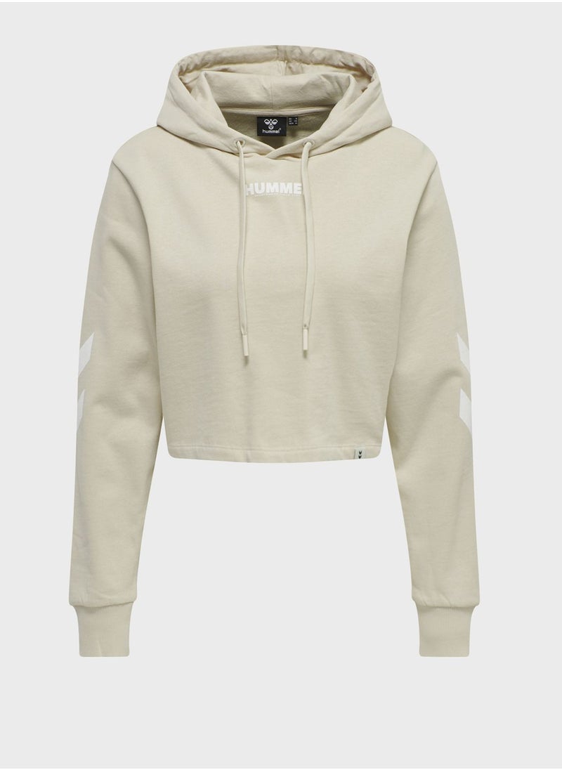 Hummel - Logo Legacy Cropped Hoodie - Image 1