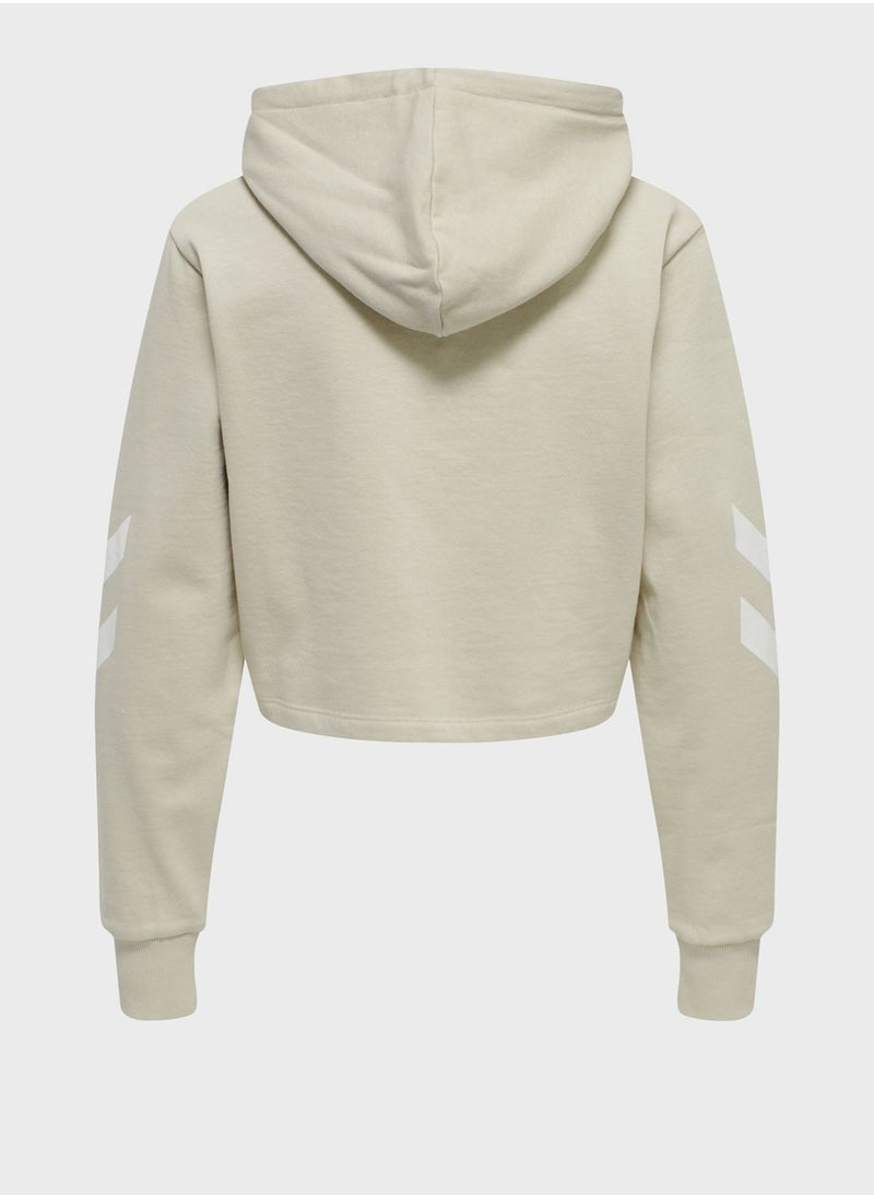 Hummel - Logo Legacy Cropped Hoodie - Image 1