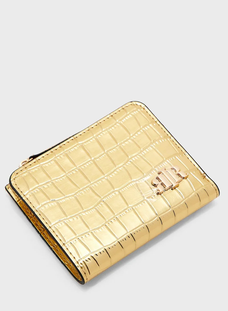 RIVER ISLAND Croc Zip Top Cardholder