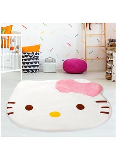 General Cute rugs, kawaii cartoon rugs, decorative round rugs for bedrooms, soft plush rugs with wool backing, decorative bedside rugs for bedrooms or living room  - Image 1