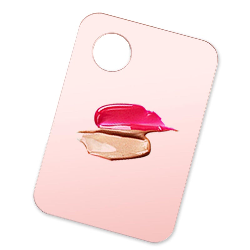Mcduyant 4 Pcs Makeup Mixing Tray Makeup Palette with Makeup Spatula Makeup Mixing Palette Foundation Palette for Eye Shadow Lipsticks Nail Art Beauty Salon (Pink and Transparent) - Image 5