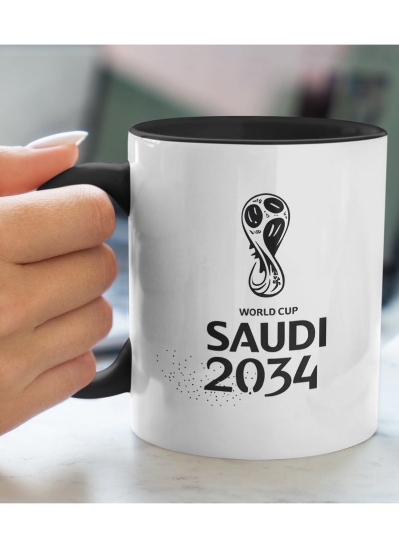 إم إي سي كأس العالم السعودي 34 كوب قهوة 11 أونصة - Image 2