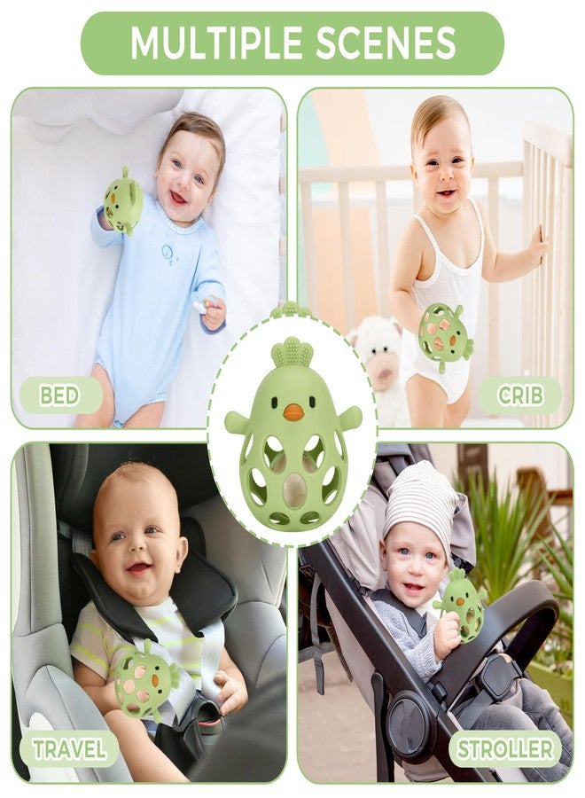 Venditer Baby Toy, 6 Months, Early Learning Toy for Babies, Baby Toy 1 Year Old Montessori Baby Games 0-6 Months Sensory Rattle 0 3 6 9 12 Months Girls Boys (Green) - Image 2
