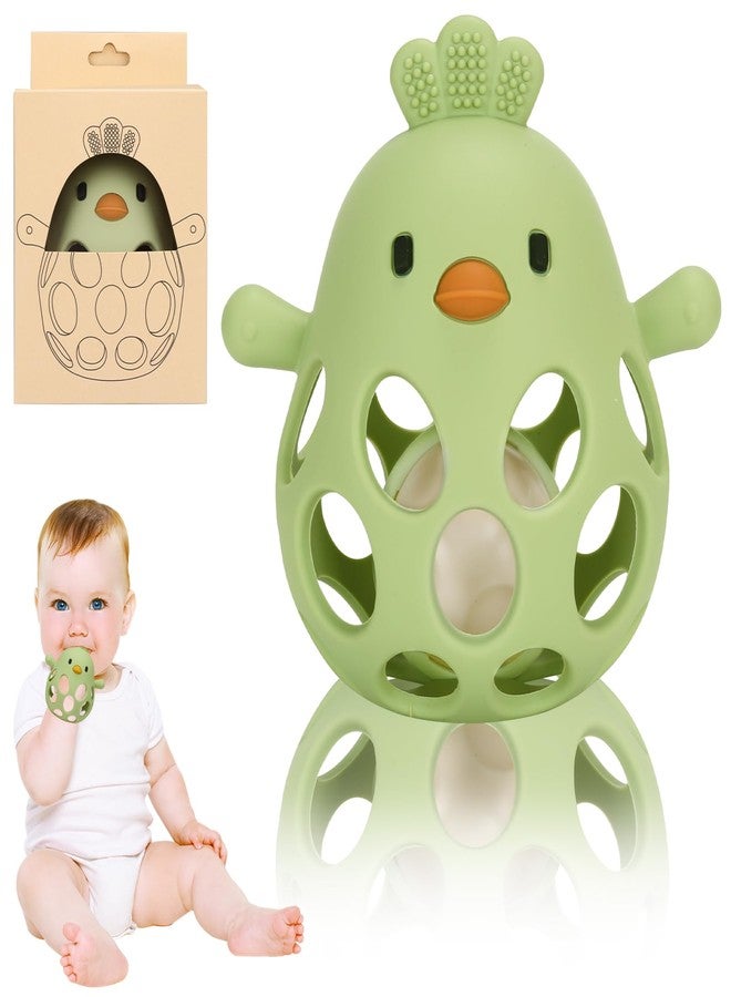 Venditer Baby Toy, 6 Months, Early Learning Toy for Babies, Baby Toy 1 Year Old Montessori Baby Games 0-6 Months Sensory Rattle 0 3 6 9 12 Months Girls Boys (Green) - Image 1
