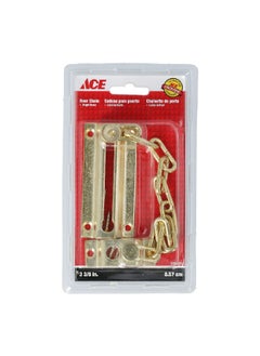 ACE Door Chain Bright Brass 3-3/8 Inch 5302161  - Image 1