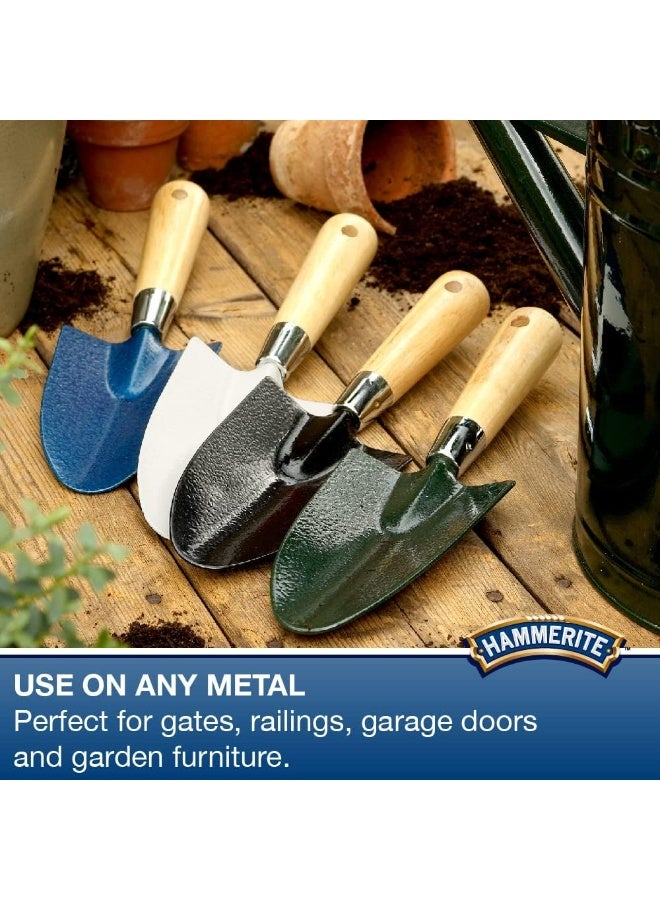 Hammerite 5084784 طلاء معدني: أبيض مطروق 400 مل (بخاخ) - Image 5