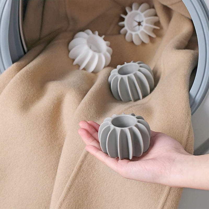 Reusable Magic Laundry Balls, 5/10 Laundry Balls Tangle Free for Washing Machines, Silicone Steamer Dryer Balls Washer Balls Laundry Balls (10pcs) - Image 2