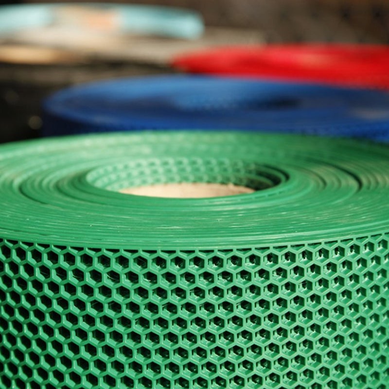 Sera Trend Non-Slip Honeycomb Mat 90CMX15METER Gray PVC Z Mat Rust Rust Indoor Outdoor Floor Mat Wet Floor Carpet  - Image 4