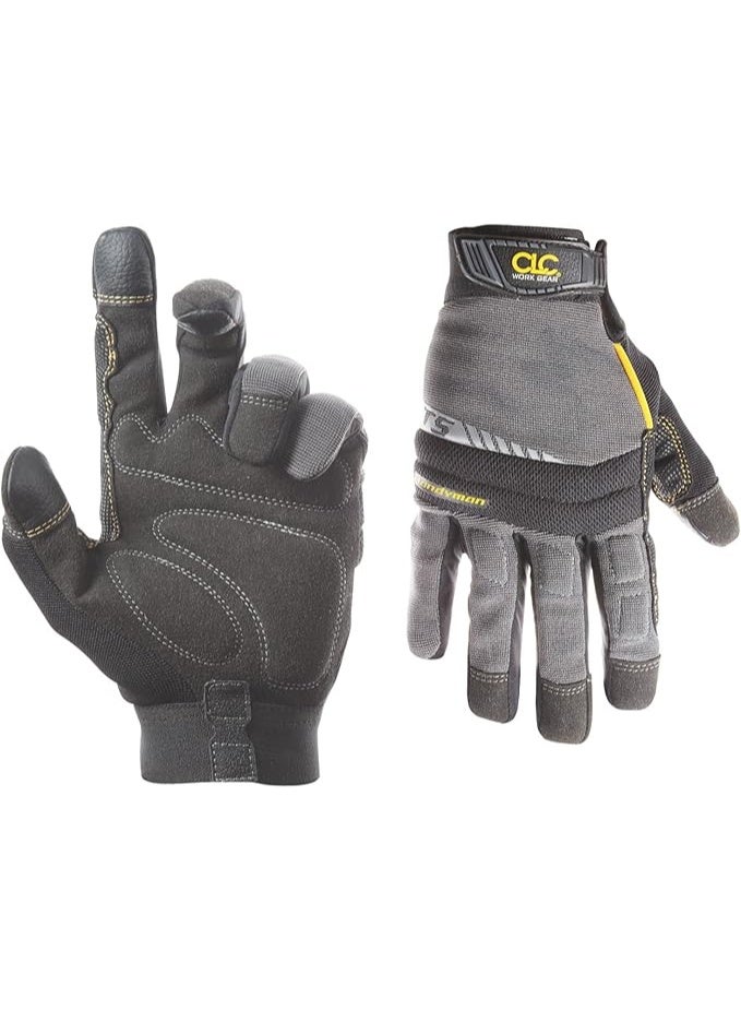 Custom Leathercraft Custom Leathercraft CLC 125 Handyman Flex Grip Work Gloves Size: X-Large (Pack of 1) 